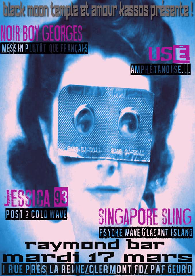 Singapore sling / usé / Noir Boy George / Jessica 93