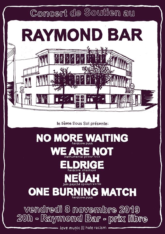 Le 5ème Sous-Sol soutient le Raymond Bar